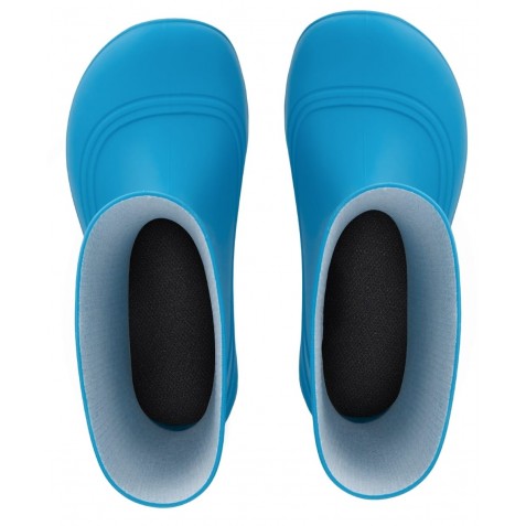 Cizme de ploaie barefoot Be Lenka Pudds Aqua Blue
