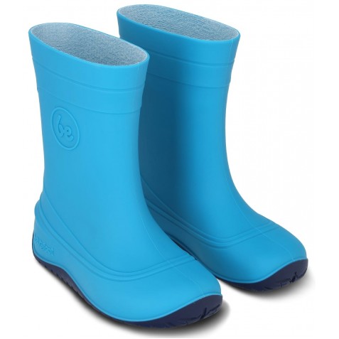 Cizme de ploaie barefoot Be Lenka Pudds Aqua Blue