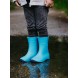 Cizme de ploaie barefoot Be Lenka Pudds Aqua Blue