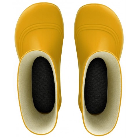 Cizme de ploaie barefoot Be Lenka Pudds Yellow