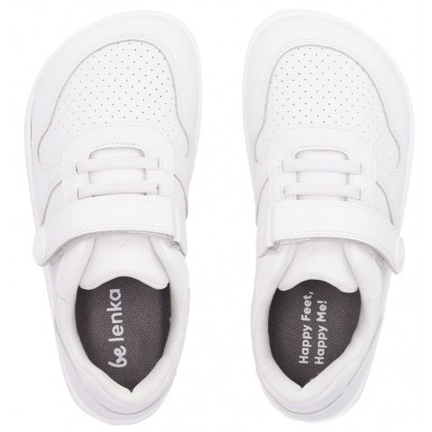 Sneakers barefoot Be Lenka Scoot Kids All White