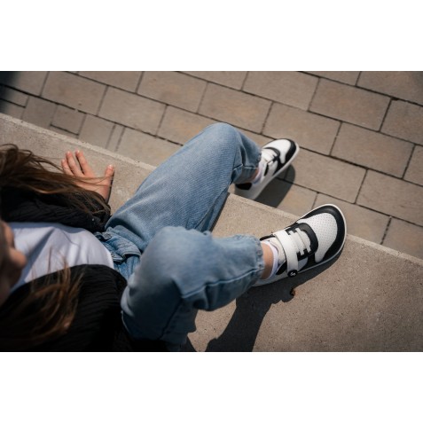 Sneakers barefoot Be Lenka Scoot Kids White Black