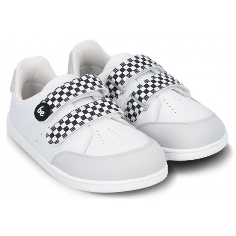 Sneakers barefoot Be Lenka Energise Preschool White Checkerboard