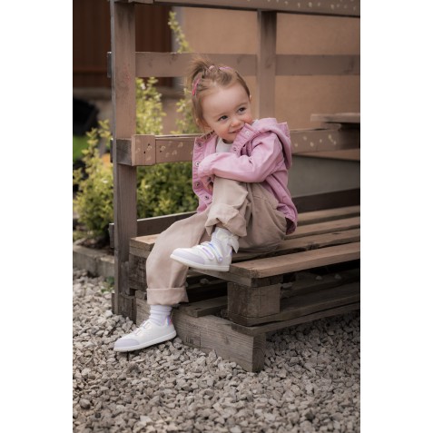 Sneakers barefoot Be Lenka Energise Preschool White Iridescent