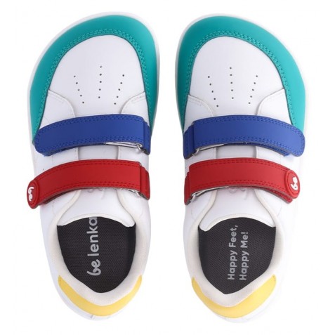 Sneakers barefoot Be Lenka Energise Kids White Multicolour