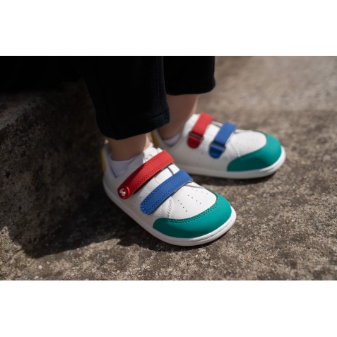 Sneakers barefoot Be Lenka Energise Kids White Multicolour