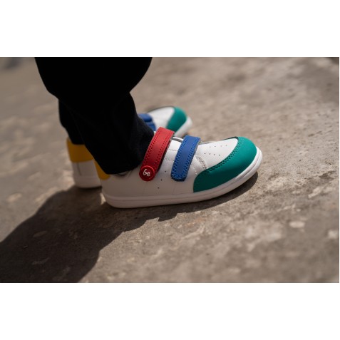 Sneakers barefoot Be Lenka Energise Kids White Multicolour