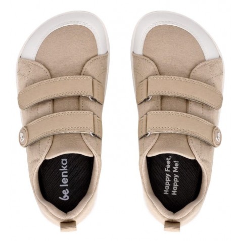 Sneakers barefoot Be Lenka Canvi Kids Light Brown