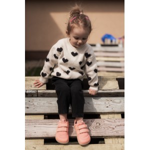 Sneakers barefoot Be Lenka Bounty Kids Coral Pink