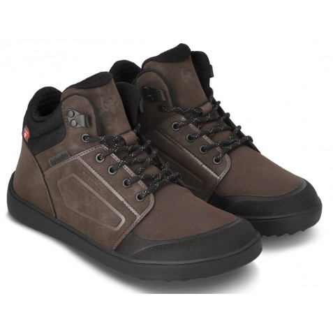 Ghete impermeabile barefoot Be Lenka Arctic Edge Dark Brown