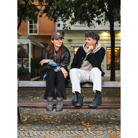 Ghete impermeabile barefoot Be Lenka Arctic Edge Dark Brown