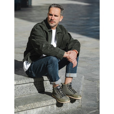 Ghete barefoot Be Lenka Rebound Thermo Army Green