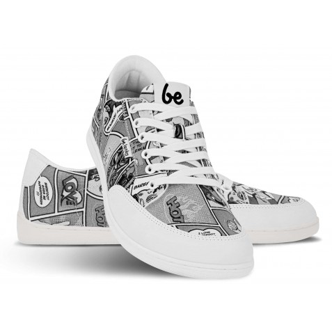 Sneakers barefoot Be Lenka Rebound Comics Black White