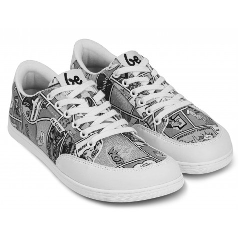 Sneakers barefoot Be Lenka Rebound Comics Black White