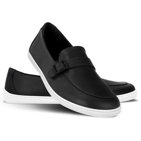 Mocasini barefoot Be Lenka Amadeus Black White