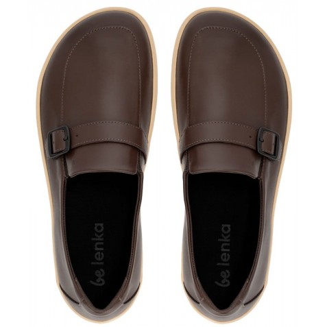 Mocasini barefoot Be Lenka Amadeus Dark Brown