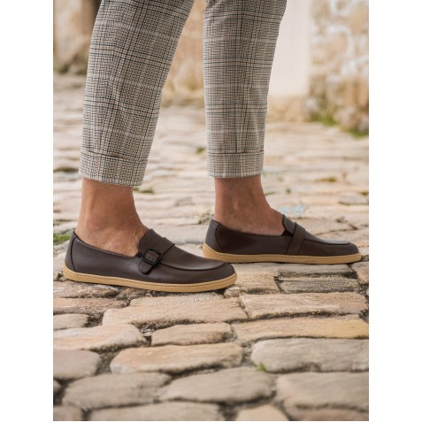 Mocasini barefoot Be Lenka Amadeus Dark Brown