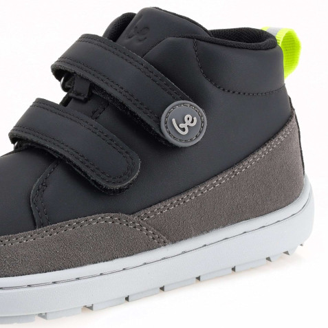 Ghete barefoot Be Lenka Elio Kids Black Grey