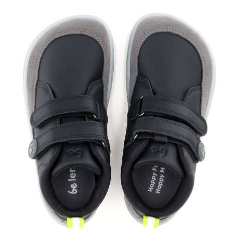 Ghete barefoot Be Lenka Elio Kids Black Grey