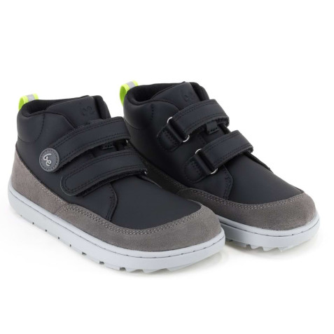 Ghete barefoot Be Lenka Elio Kids Black Grey